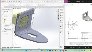 🔩 Sheet Metal Locking Hinge for Beginners | SolidWorks Sheet Metal Tutorial Step by Step