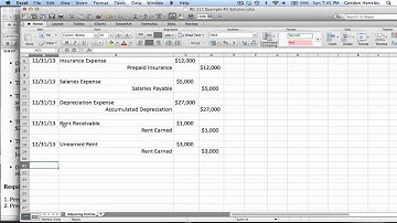 Adjusting Entries Demonstration Part 2