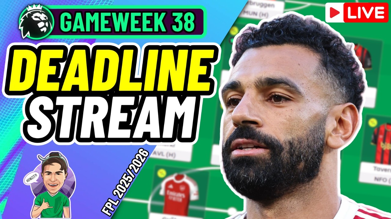 FPL GW38 | MY FINAL TEAM (LIVE) | FPL 2025/26 - YouTube