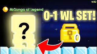 0-1WL Set Challenge is Possible? (MADE PRO SET) OMG!! | GrowTopia