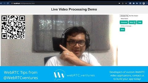 Enhancing WebRTC Video Streams: Adding Text, Images, and QR Codes (WebRTC Tips by WebRTC.ventures)