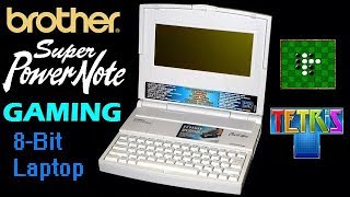 8-bit gaming on the Brother Super PowerNote laptop