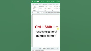 Excel Shortcuts 22 Stuck in Date / Time Format? Try This Excel Trick!  #excel #excelshortcuts