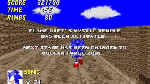 Classic SRB2 v1.09.4 - Mystic Realm Playthrough - Flame Rift Zone