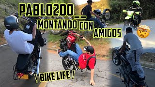 BIKE LIFE PABLO200__ MONTANDO CON AMIGOS 🤯🔥
