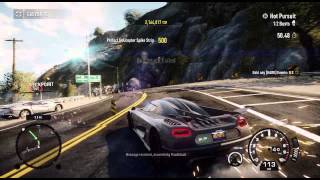 Need For Speed Rivals  Koenigsegg One1 Undercover Cop Car Gameplay