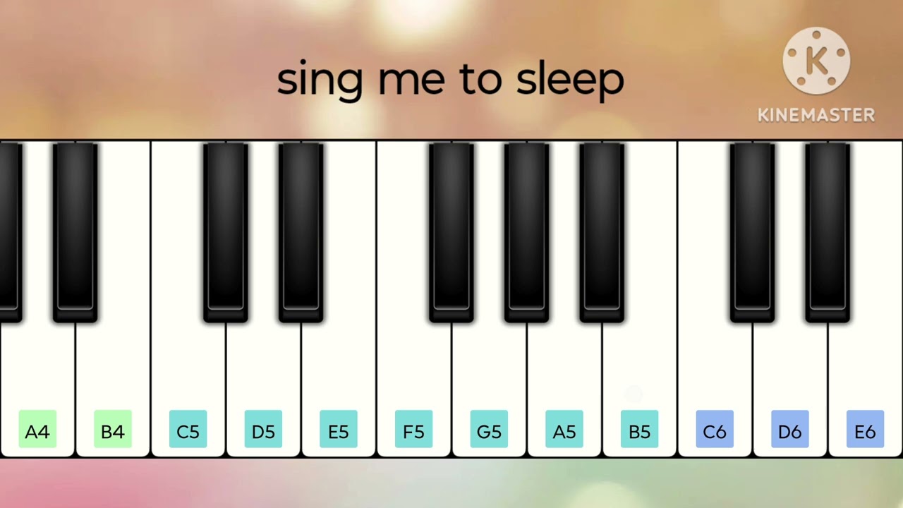 sing me to sleep | sing me to sleep piano | sing me to sleep piano tutorial 