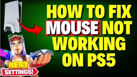 How to Fix Mouse Not Working on PS5 | Keyboard & Mouse Delay