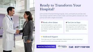 Techvirons Healthcare Marshal, an AI-enabled, smart hospital and clinic management system.