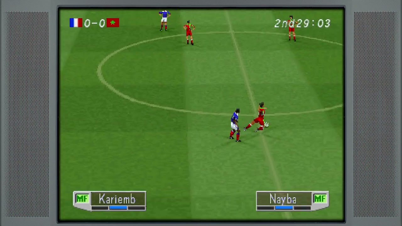 France - Morocco (ISS Pro 98 | PS1 Gameplay)