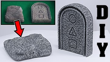 DIY from scratch: Realistic Flying Stone from Squid Game 2 - Make it at Home! #squidgame2