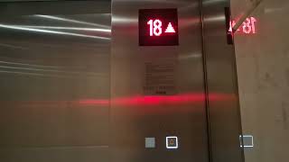 Modernized Schindler Express Elevator/ Lift at World Trade Center 1, Jakarta