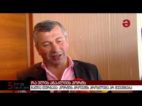 ნათია თურნავა: „ანაკლიის პორტის პროექტს პრობლემა არ შეექმნება“