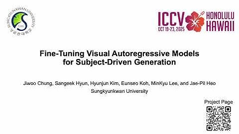 Fine-Tuning Visual Autoregressive Models for Subject-Driven Generation (ICCV 2025)