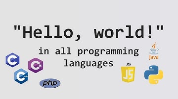 hello world in all programming languages