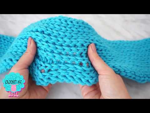 Punto inglés a crochet / paso a paso