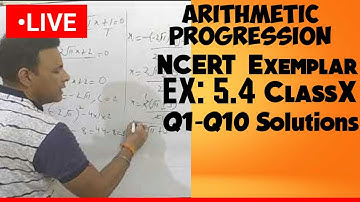 NCERT Exemplar Class 10 Maths Exercise 5.4 Q1 Q2 Q3 Q4 Q5 Q6 Q7 Q8 Q9 Q10 Solutions [AP] | Chapter 5