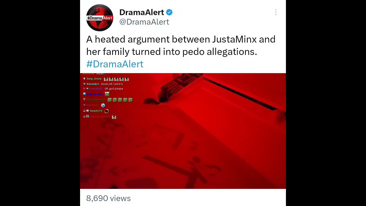 JustaMinx gets in a heated argument with family members, ends up