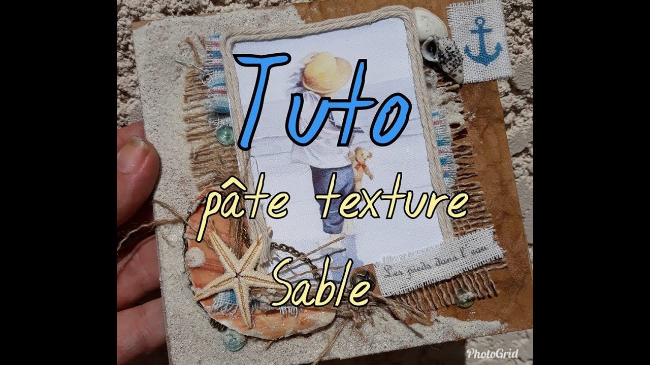 tuto pate sable - YouTube