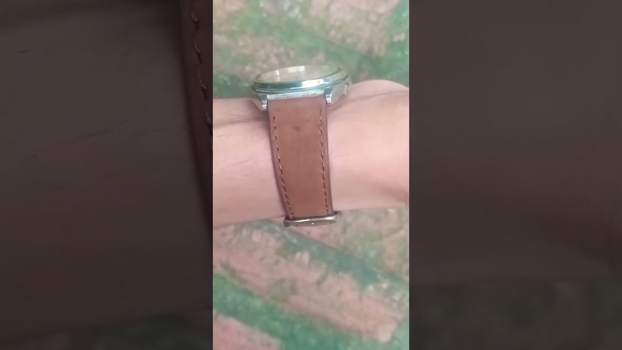 My citizen 7 eagle with brown leather strap. What do you think? 👇