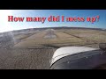 How Many Did I Mess Up? (Go-Arounds & Bounces): Cessna 172 Flight Training, Landings Compilation #19
