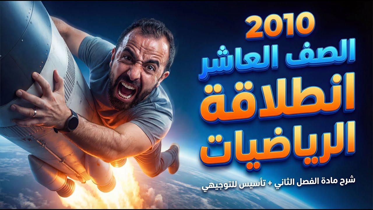 جيل 2010 || انطلاقة الرياضيات ( شرح مادة الرياضيات + تأسيس ذهبي للتوجيهي ) أ. أحمد خليل ( خليليو )