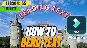 How to Bend Text in @FilmoraWondershare - Lesson 55 Filmora Tutorial