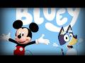 Mickey Mouse Just Met Bluey