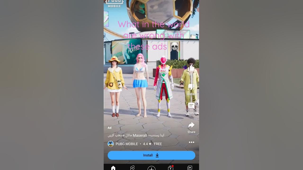mobile game ads YouTube