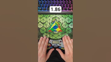 Pyraminx Solve of the Day 7/1 - 1.86 #rubikscube #pyraminx #cubing #speedcubing #puzzle #shorts