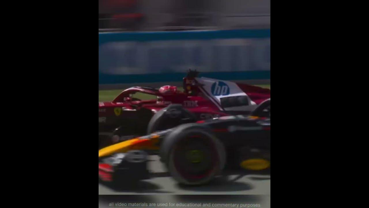 Nothing just an inchident 😅 #formula1 #f1 #leclerc #maxverstappen #justaninchident #race