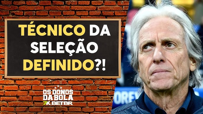 Jorge Jesus será o próximo técnico da Seleção Brasileira, CRAVA Souza -  YouTube