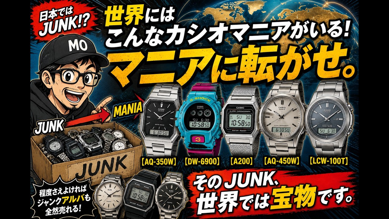 T*o様 CASIO 腕時計 １９本 ジャンク まとめ売り Meet the World's Casio Maniacs! Pitch to the Experts! Japanese