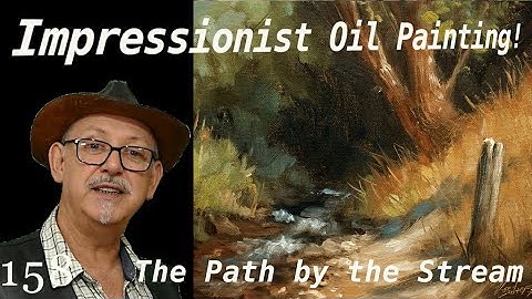 Painting LOOSE, SIMPLE and BOLD! Impressionist Landscape painting in Oils! #impressionism