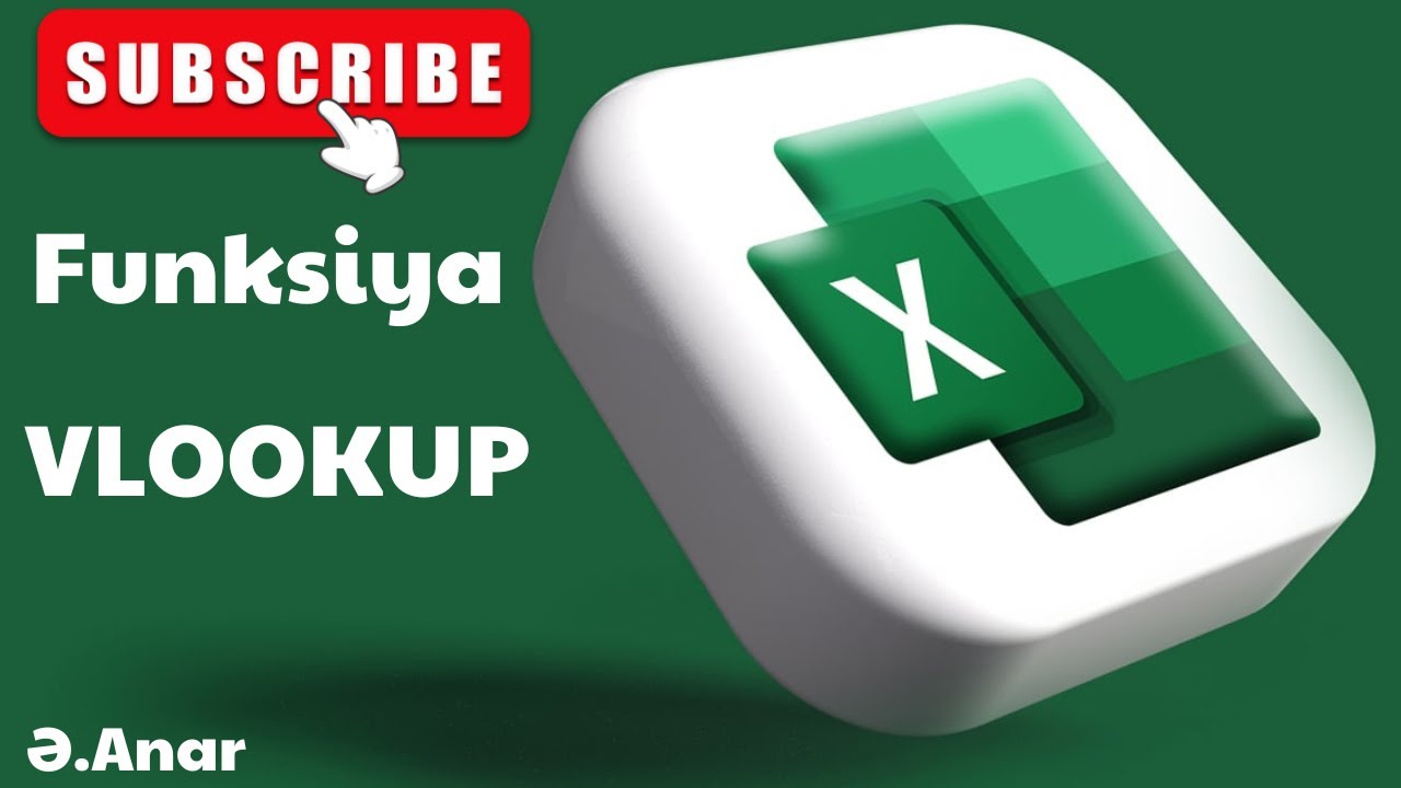 Excel Funksiya VLOOKUP (verilmiş dəyəri axtarmaq və buna uyğun olan başqa məlumatı almaq üçündür)