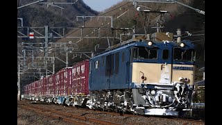 2021/1/9 3082レ EF64 1036+コキ 美袋〜日羽にて。