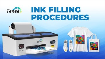 A3 L1390/1800 DTF PRINTER VIDEO TUTORIALS - INK FILLING PROCEDURES