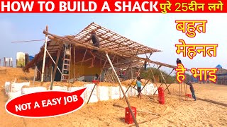 How To Build A Shack | Beach Bar, Building Traditional Beach Shack#Goa#food#building#youtube