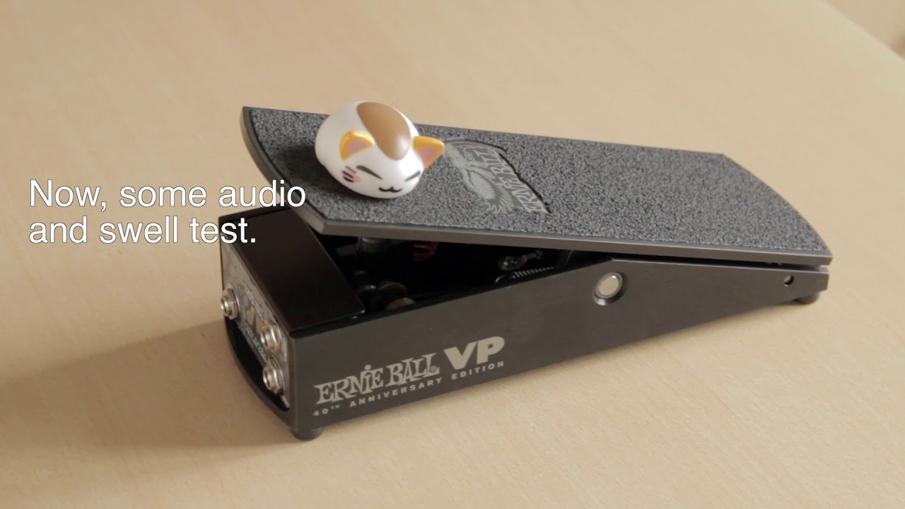 Ernie Ball VP 40th Anniversary volume pedal, unboxing and review