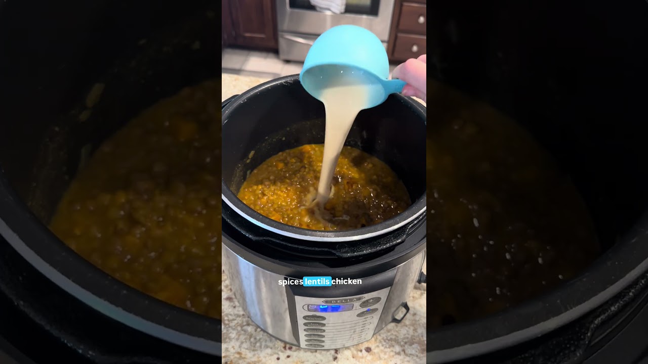 Chicken Lentils & Sweet Potato Instant Pot Recipe 