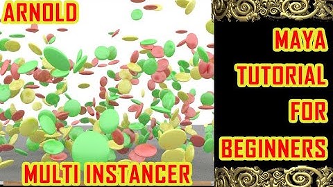 gem ad |  multi instance in maya | fx tutorial| maya dynamics tutorial hindi|instancer in maya