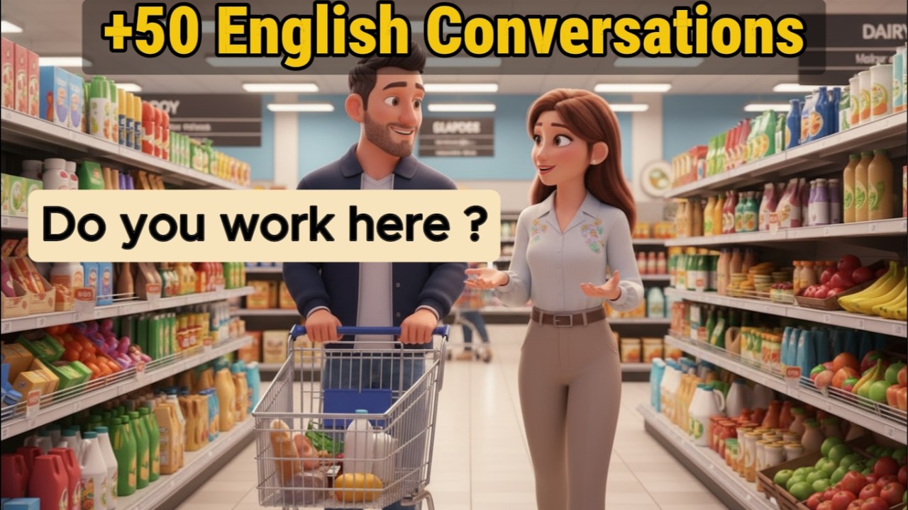 50 Simple English Conversations (1 Hour) | Easy English for beginners (A1-A2)