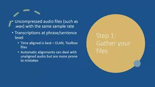 Forced Alignment and The Archive, by Sarah Babinski