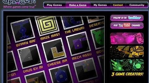 Sploder Timeline 2004-2012