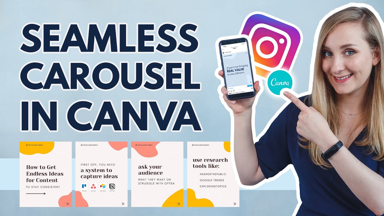 Update New How to Create INSTAGRAM CAROUSEL post with Canva | Step by Step Canva Tutorial