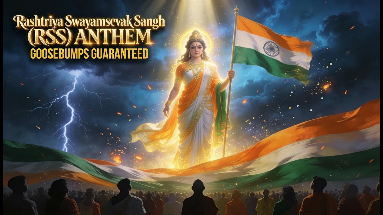 RSS  Anthem | Goosebumps Patriotic Sanskrit Anthem 🇮🇳 | Bharat Mata Tribute | Cinematic 4K