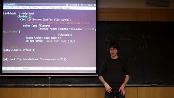 CU - CSFP - 130206 - Emacs, Etc - Part 12: Editor Customization