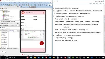 Delphi Android 3.4 + Arduino + ESP8266