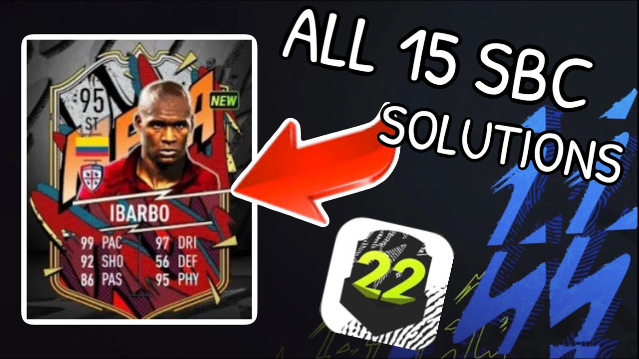 VICTOR IBARBO ALL 15 SBC SOLUTIONS || MadFut 22