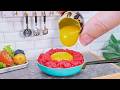 🥩 So Tasty Mini Beef, Egg & Cheese Breakfast Recipe | ASMR Cooking Mini Real Food